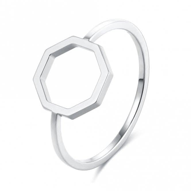 Okto Silver Medium Ring OR18SR003M