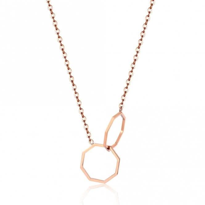 Okto Twin Long Rose Gold Necklace OP18RG001LKLASSE14OP18RG001L