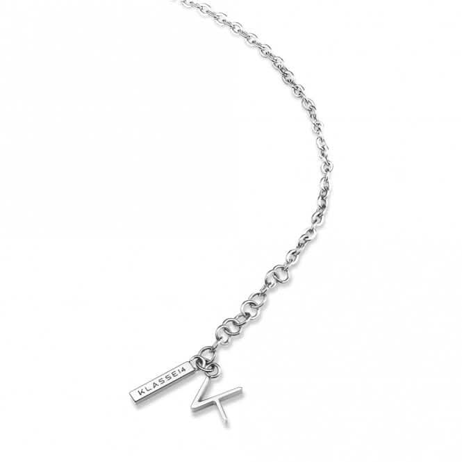 Okto Twin Long Silver Necklace OP18SR001L