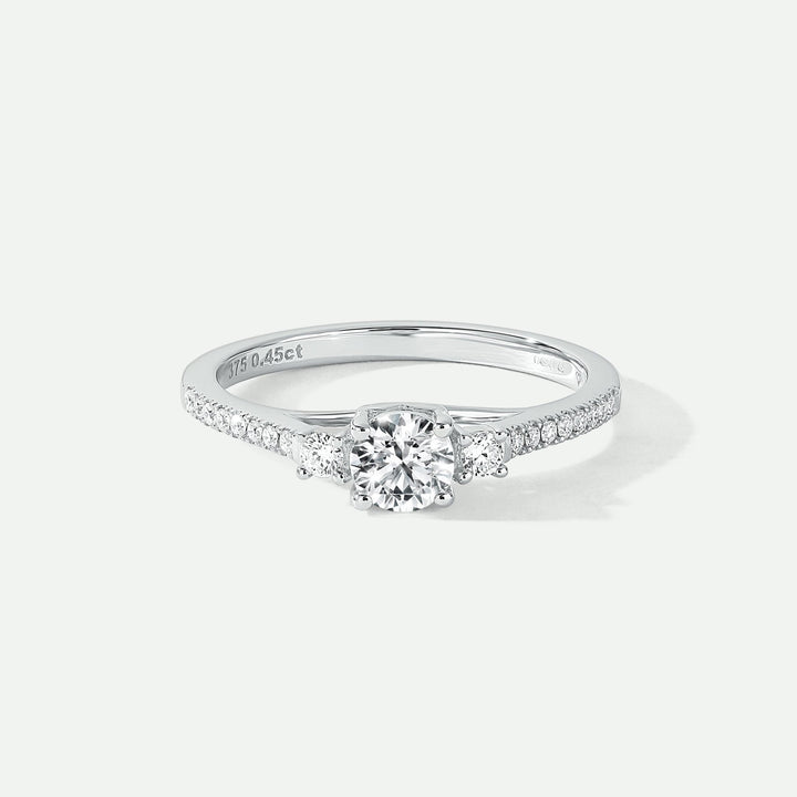 Olivia | 9ct White Gold 0.45ct tw Lab Grown Diamond RingCreated BrillianceBA0071346 - L