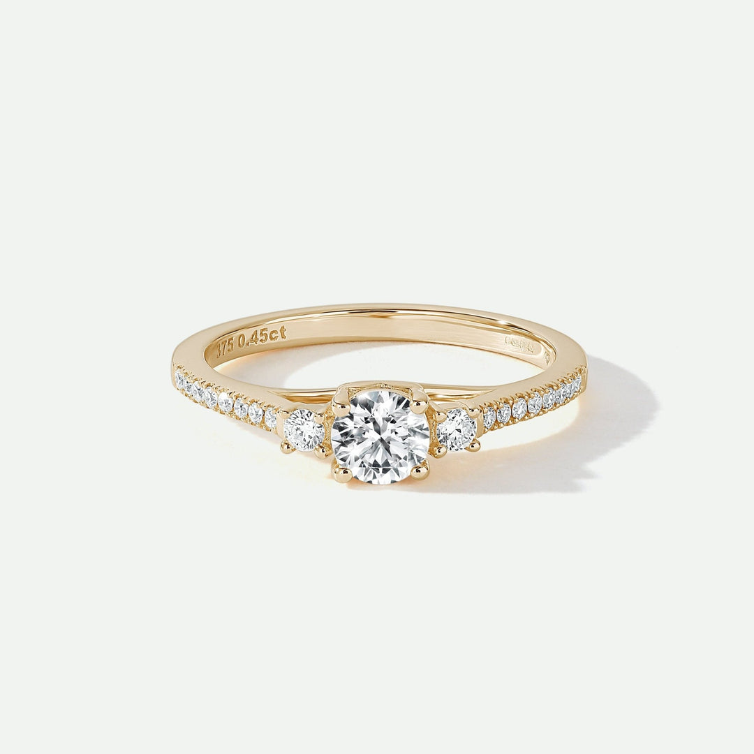 Olivia | 9ct Yellow Gold 0.45ct tw Lab Grown Diamond RingCreated BrillianceBA0071461 - P