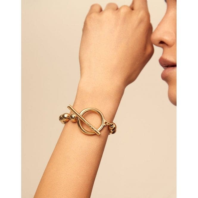 On / Off Golden Metal BraceletUNOde50PUL1903ORO0000M