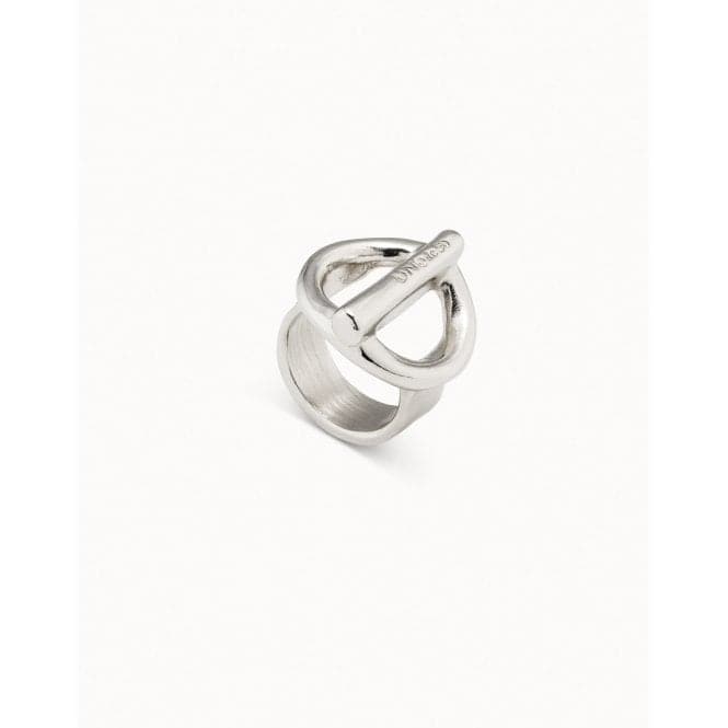 On / Off Silver Metal RingUNOde50ANI0626MTL00009