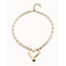 One Love Golden Metal NecklaceUNOde50COL1804ORO0000U