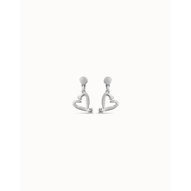 One Love Silver Metal EarringsUNOde50PEN0887MTL0000U