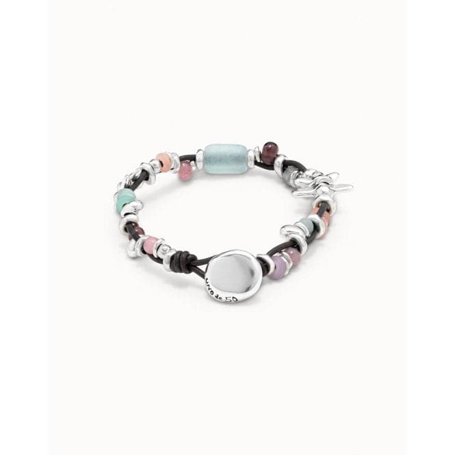 Only Her Multicolor Crystal Artisan Glass BraceletUNOde50PUL1742MCLMTL0M