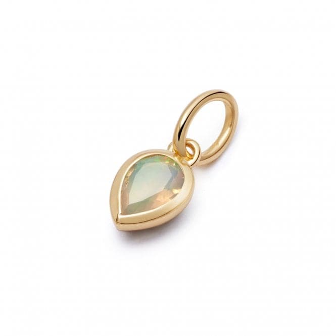 Opal October Birthstone 18ct Gold Plated Charm PBS22_GPDaisyPBS22_GP