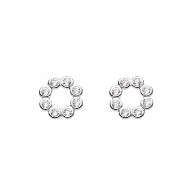 Open Circle Round Zirconia Stud Earrings 38428CZDew38428CZ