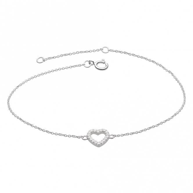 Open Heart Zirconia Bracelet 7543CZDew7543CZ