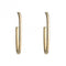 Open Oval 3/4 Hoop Yellow Gold Earrings GE2407Elements GoldGE2407