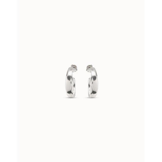 Open Your Mind Silver Metal EarringsUNOde50PEN0428MTL0000U