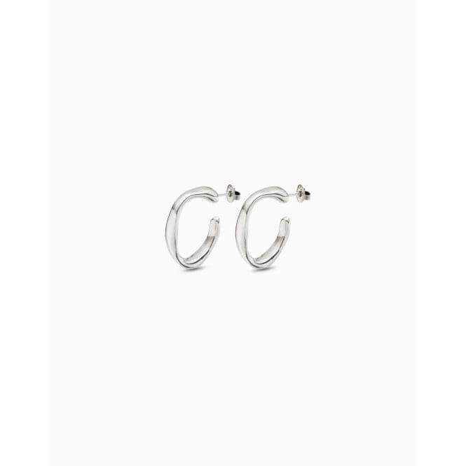 Open Your Mind Silver Metal EarringsUNOde50PEN0428MTL0000U