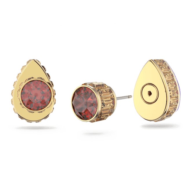 Orbita Stud Drop Cut Multicolored Gold - tone Plated Earrings 5641405Swarovski5641405