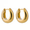 Organic Gold Plated Hoop Earrings E6241BeginningsE6241