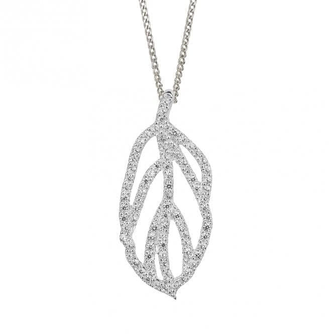 Organic Leaf With Zirconia Pendant P5232CBeginningsP5232C