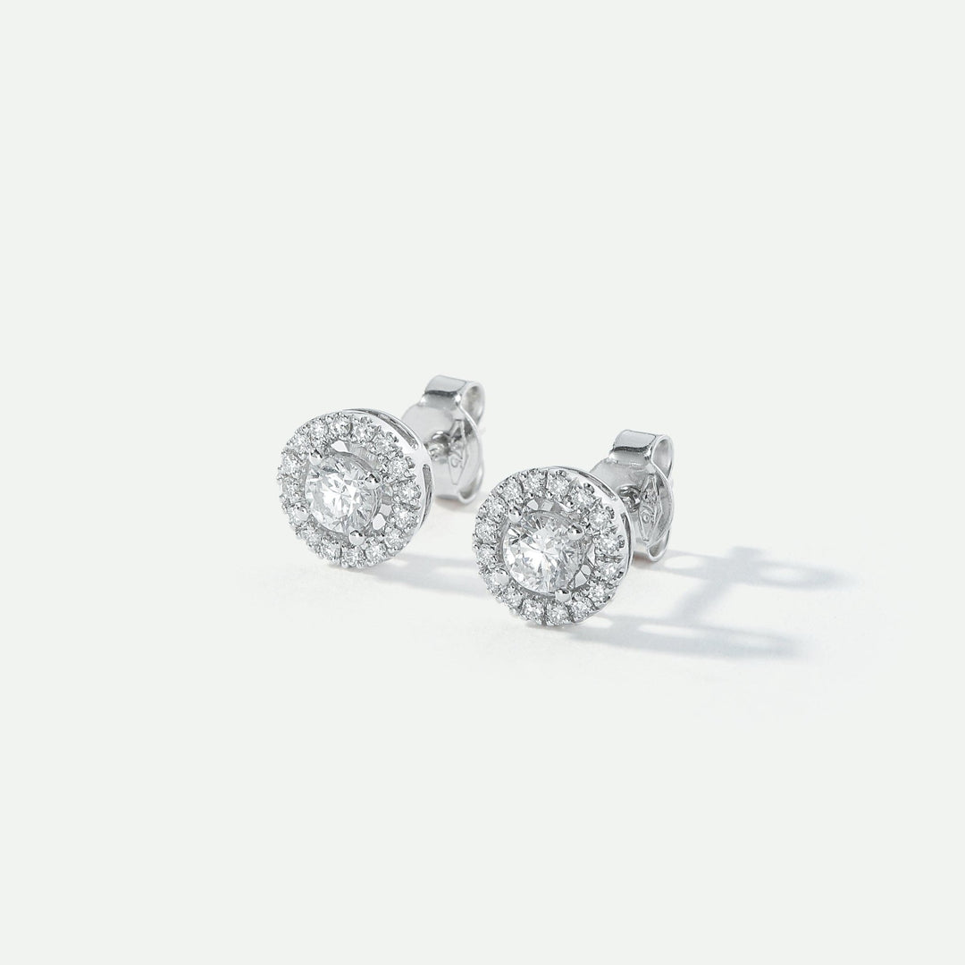 Orla | 9ct White Gold 0.50ct tw Lab Grown Diamond EarringsCreated BrillianceBA0071354