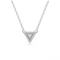 Ortyx Triangle Cut White Rhodium Plated Necklace 5642983Swarovski5642983