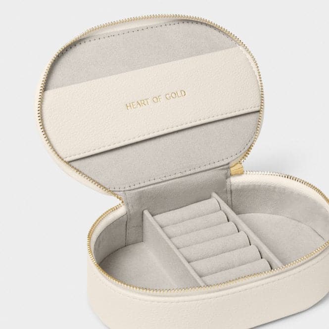 Oval Off White Jewellery Box KLB3360Katie LoxtonKLB3360