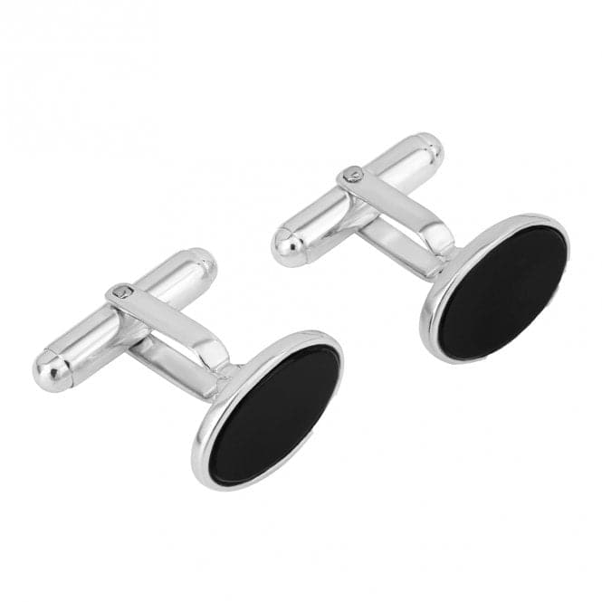 Oval Onyx Cufflinks V540BBeginningsV540B