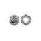 Oxidised Silver & Amethyst Ornate Charm S386AStorywheelsS386A