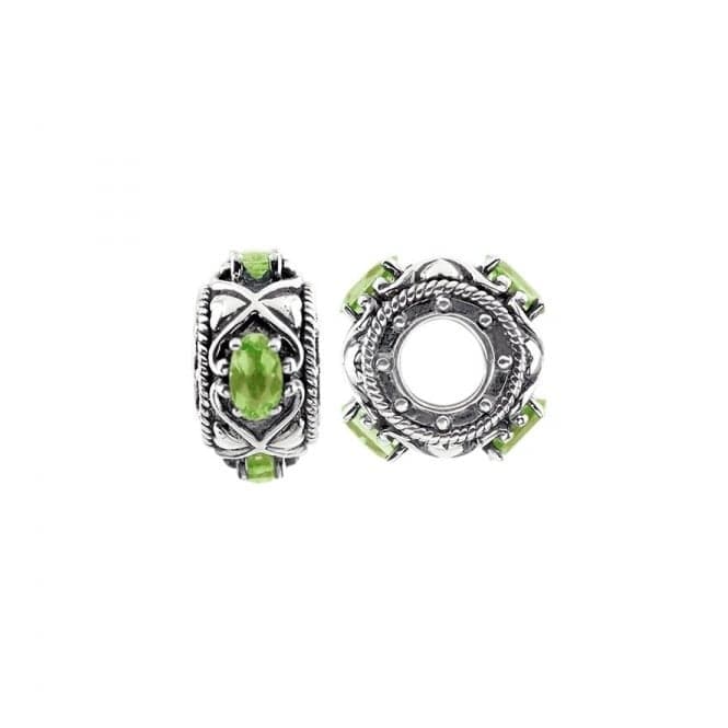 Oxidised Silver & Peridot Charm S448PStorywheelsS448P