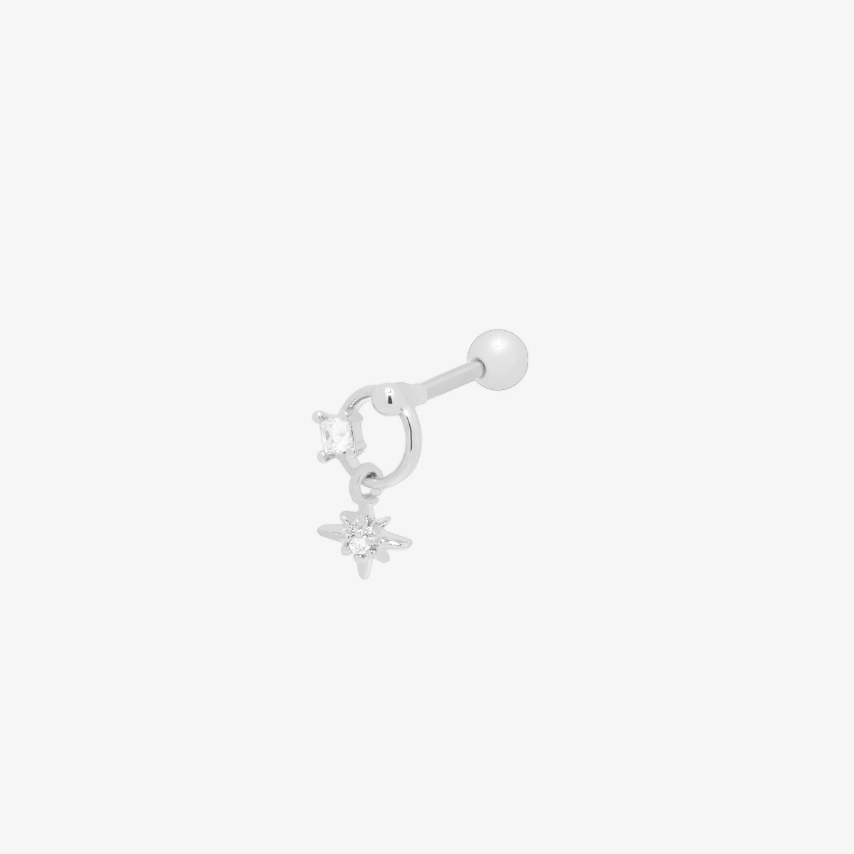 Sunny star drop piercing-4