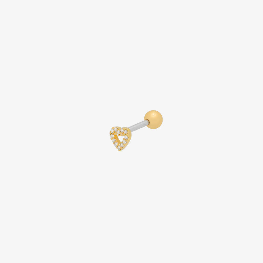 heart cubic piercing