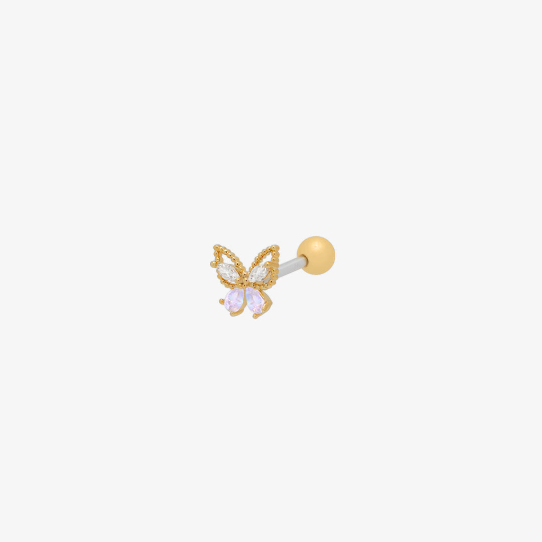 Moonstone butterfly piercing-0