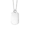 Beginnings Sterling Silver Dog Tag Pendant P3636