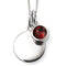 Beginnings Sterling Silver January Birth Stone Pendant P4590