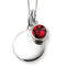 Beginnings Sterling Silver July Birth Stone Pendant P4596