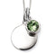 Beginnings Sterling Silver August Birth Stone Pendant P4597