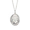 Elements Silver Rose Bush Embossed Locket Pendant P4703