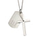 Cross and Medical Dog Tag Necklace P5021