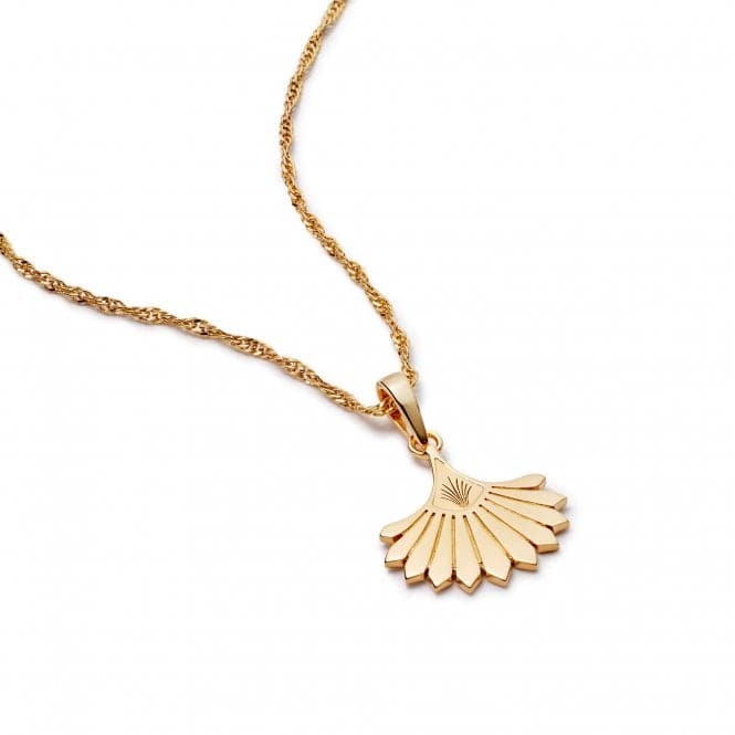 Palm Fan 18ct Gold Plated Necklace WN03_GPDaisyWN03_GP