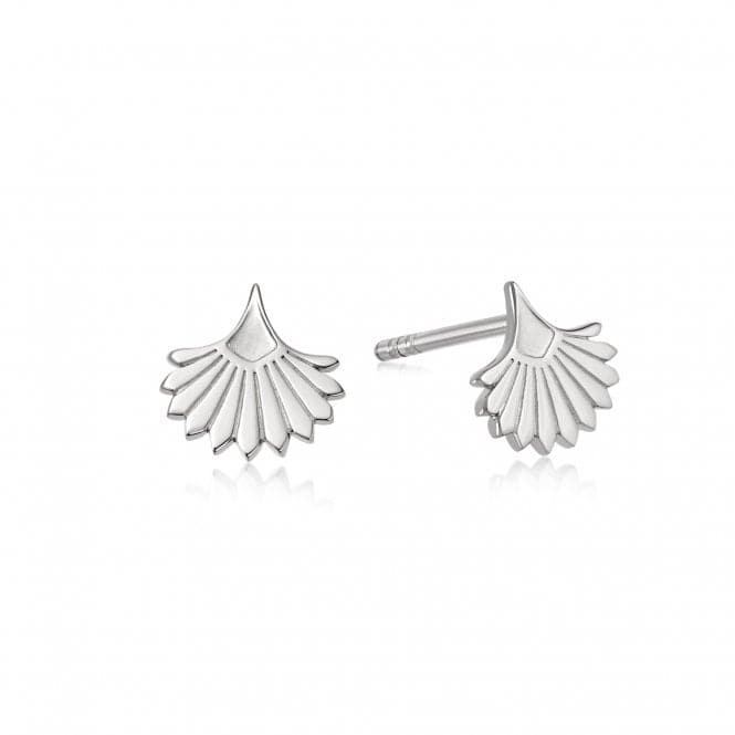 Palm Fan Stud Sterling Silver Earrings WE05_SLVDaisyWE05_SLV