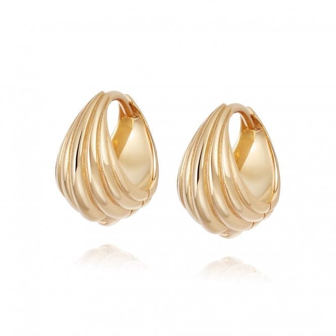 Palm Wrap Huggie Ear 18ct Gold Plated Earrings WE07_GPDaisyWE07_GP