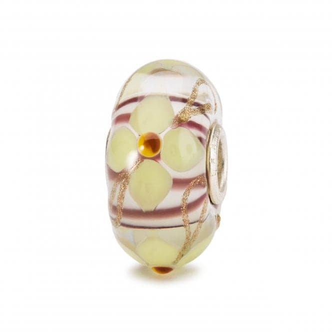 Pastel Flower Decor Glass Bead TGLBE - 20136TrollbeadsTGLBE - 20136