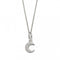 Pave Set Crescent Moon Pendant with Zirconia P4973CBeginningsP4973C