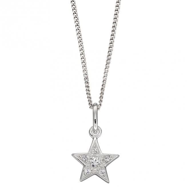 Pave Set Star Pendant with Zirconia P4974CBeginningsP4974C