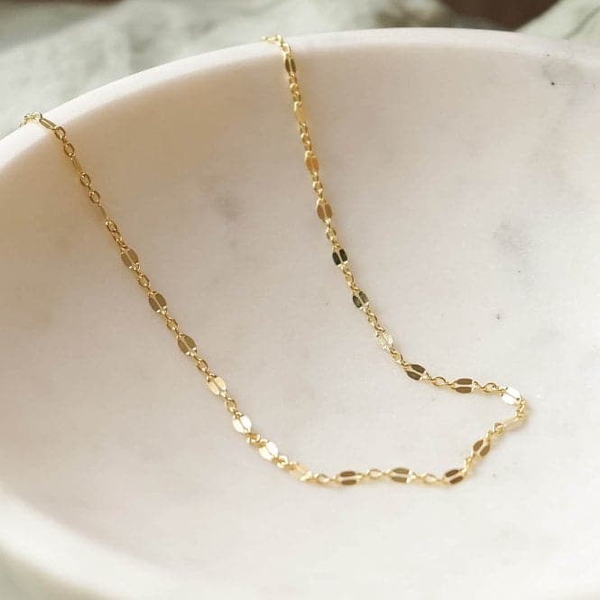 Peachy Chain 18ct Gold Plated Necklace RN08_GPDaisyRN08_GP