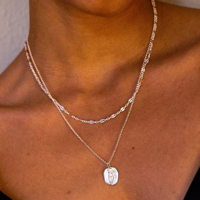 Peachy Chain Sterling Silver Necklace RN08_SLVDaisyRN08_SLV