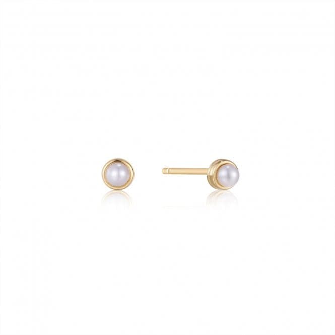 Pearl Cabochon Stud Earrings E043 - 01GAnia HaieE043 - 01G