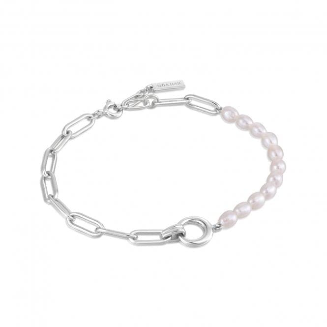 Pearl Chunky Link Chain Bracelet  B043 - 02HAnia HaieB043 - 02H