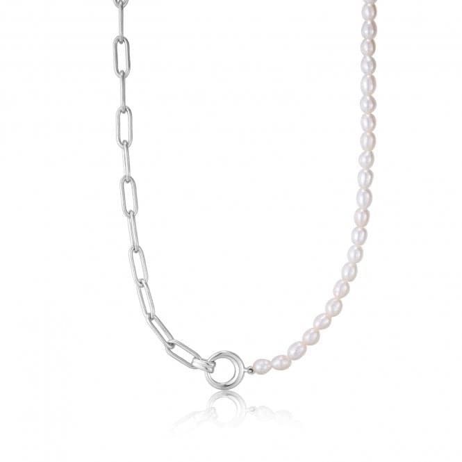 Pearl Chunky Link Chain Necklace N043 - 01HAnia HaieN043 - 01H