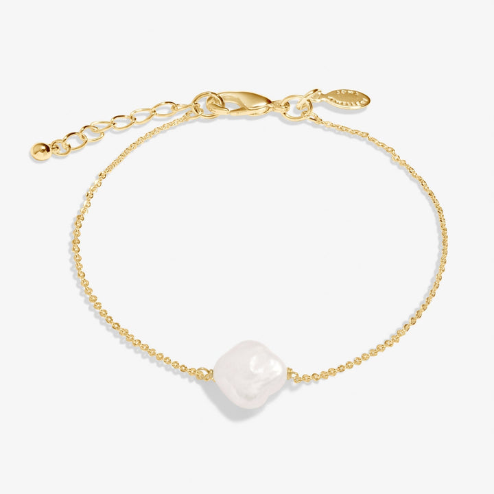 Pearl Clover Gold Plated 23cm + 3cm Extender Anklet 8531Joma Jewellery8531