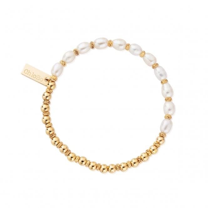 Pearl Gold Story Of Love Bracelet GBSPEARLChloBoGBSPEARL