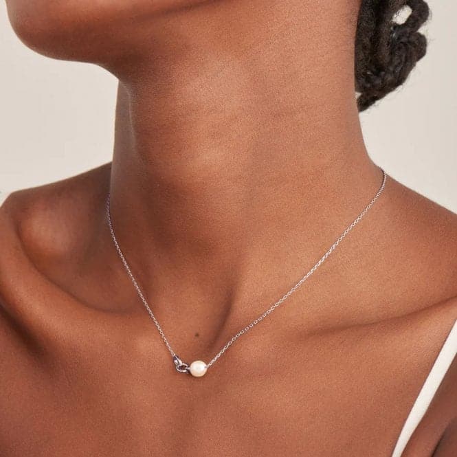 Pearl Link Chain Necklace N043 - 02HAnia HaieN043 - 02H