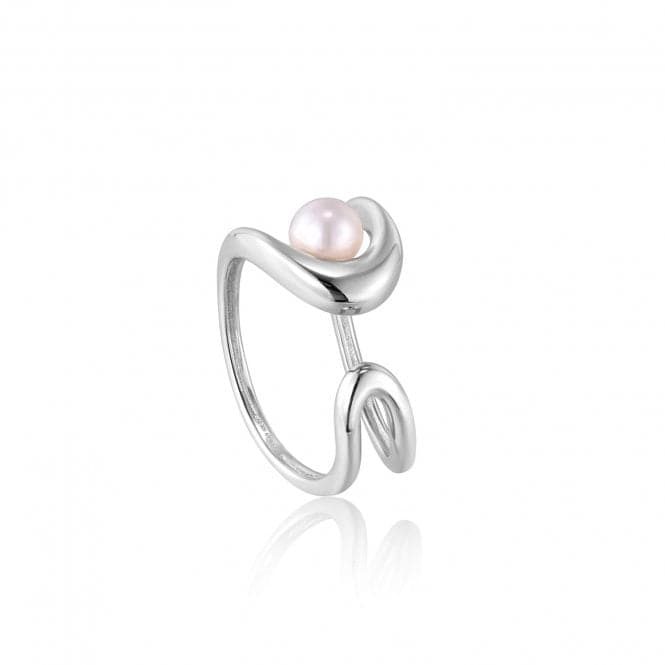Pearl Sculpted Adjustable Ring R043 - 02HAnia HaieR043 - 02H