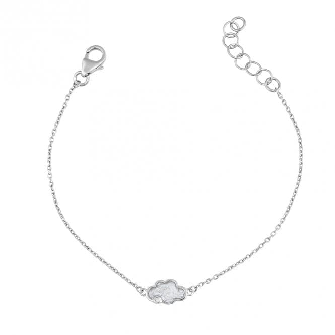 Pearlised Enamel Cloud Diamond Bracelet B5436D for DiamondB5436
